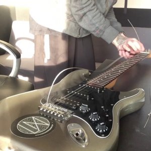 Changing an Electric Guitar String