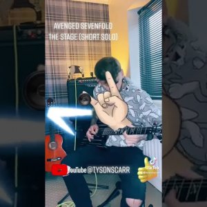 Avenged sevenfold the stage solo short cover enjoy